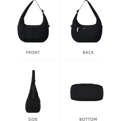 Puffer Crescent Shoulder Bag