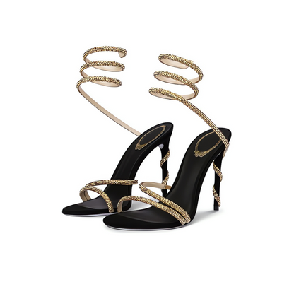 Serpent Spiral Heels