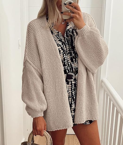 Oversized Knit Cardigan