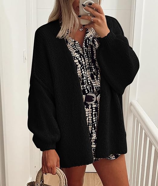 Oversized Knit Cardigan