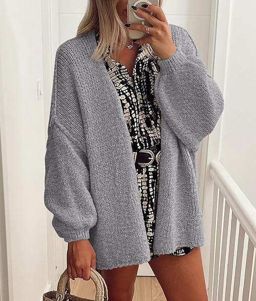 Oversized Knit Cardigan