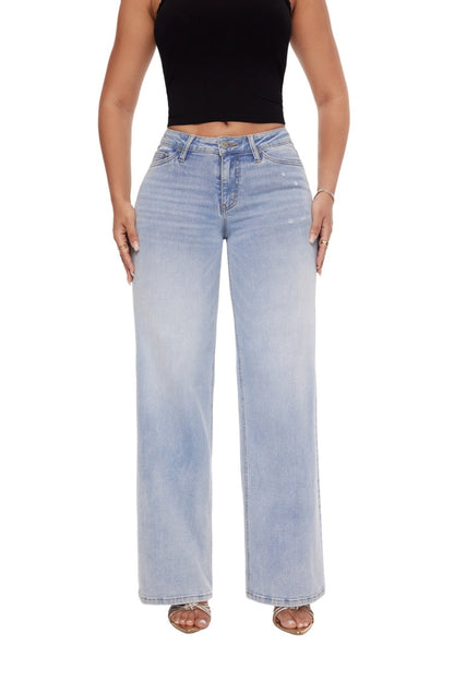 Mid-Low Rise Baggy Jeans