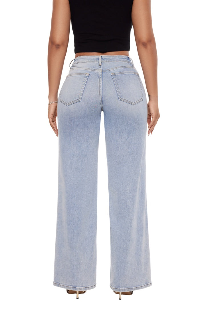 Mid-Low Rise Baggy Jeans