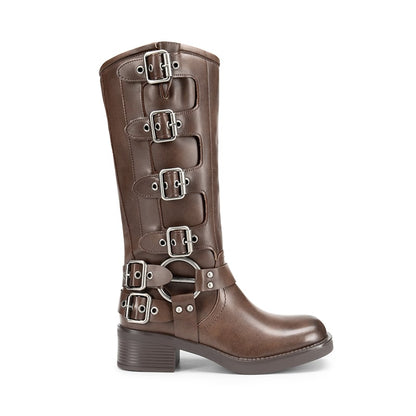 Rebel Rider Square-Toe Boots