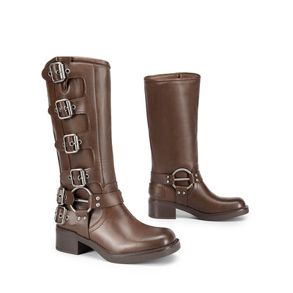 Rebel Rider Square-Toe Boots